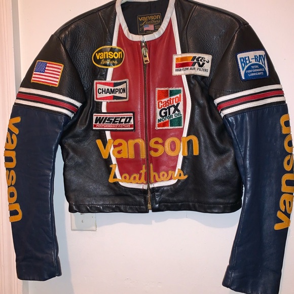 Motorcycle Vanson Jacket - Picture 2 of 2